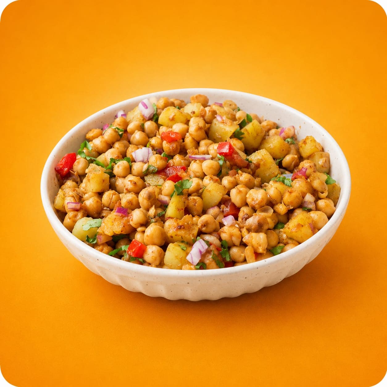 Spicy Aloo Channa