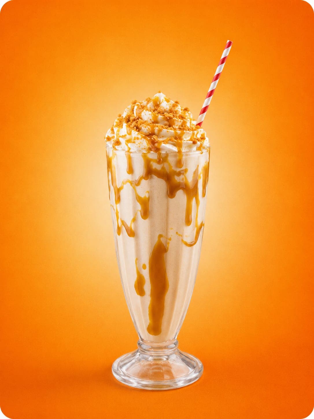 Caramel Crunch Ice Cream Shake